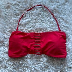 Express Vibrant Red Bikini Top